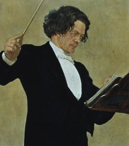 Anton Rubinstein (1829-94) dirigeant - French School