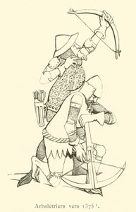 Arbalétriers vers 1375 - French School