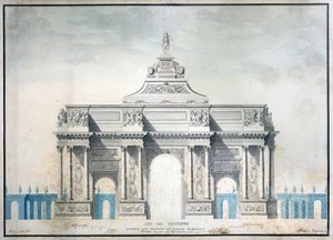 Arc de Triomphe, vers 1810