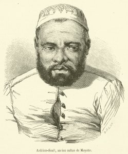 Ardrian-Souli, ancien sultan de Mayotte - French School