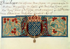 Armes de France (entourées du collier de l