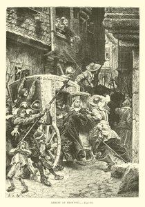 Arrestation de Broussel - French School