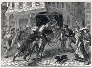 Arrestation de Georges Cadoudal (1771-1804), un chef chouan pendant les guerres de Vendée, le 9 mars - French School