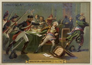 Arrestation de Maximilien Robespierre, Révolution française, 27 juillet 1794 - French School