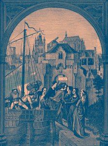 Arrivée à Cologne de la flotte du tyran Maximus - French School