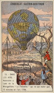 Ascension du ballon Le Flesselles, Lyon, France - French School