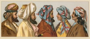 Costume asiatique - French School