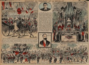 Assassinat du président français Sadi Carnot, Lyon - French School