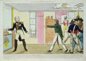Assassinat du maréchal Brune à Avignon, 2 août 1815, 1815 - French School