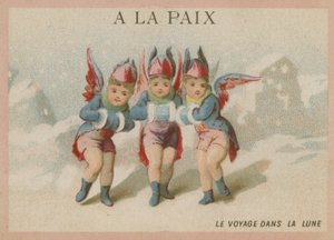En paix - Le voyage dans la lune - French School