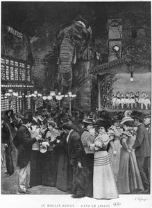 Au Moulin Rouge, Paris, début du XXe siècle