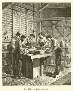 Atelier de foule - French School