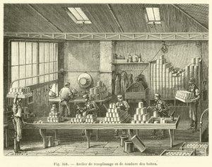 Atelier de remplissage et de soudure des boites - French School