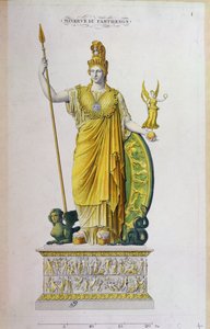 Athéna Parthénos, statue du Parthénon, Athènes