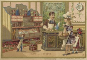 Cartes Au Bon Marché avec des jeux pour enfants - French School