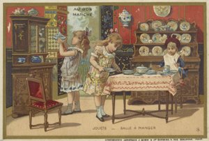 Cartes Au Bon Marché avec des jeux pour enfants - French School
