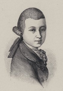 Le compositeur autrichien Wolfgang Amadeus Mozart à l