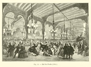 Bal du Prado, 1855 - French School