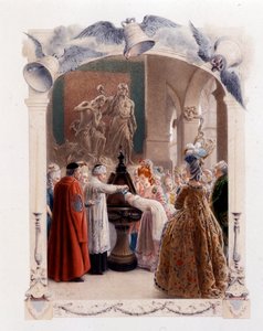 Baptême au 18e siècle - dans « Une femme de qualité au siècle passé »