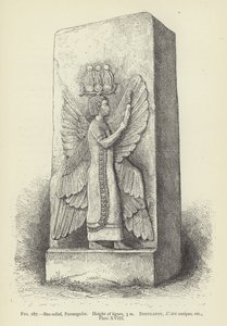 Bas-relief, Parsargades, Hauteur de la figure, 3 m - French School