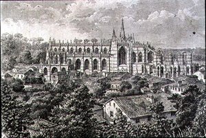 Monastère de Batalha dans les années 1860 - French School