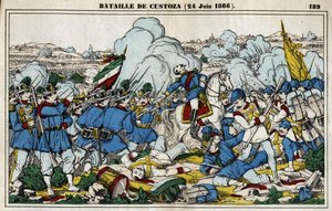Bataille de Custoza le 24 juin - French School