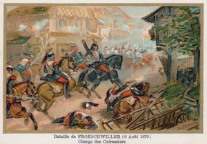 Bataille de Froeschwiller, charge des cuirassiers