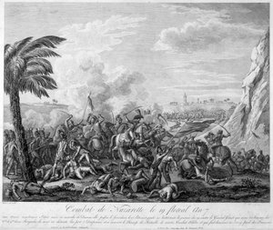 Bataille de Nazareth le 19 floréal an 7 (1799) sous le général Jean Andoche Junot (Jean-Andoche) (1771-1813) - dans "Révolution française" par Thiers. 19ème siècle