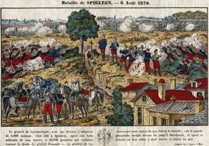Bataille de Spicheren le 6 août - French School