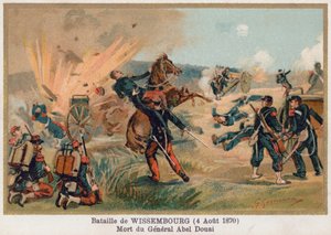 Bataille de Wissembourg, la mort du général Douay - French School