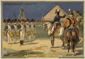 Bataille des Pyramides, Égypte, 21 juillet 1798 - French School