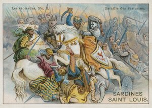 Bataille des Sarrasins - French School