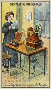 Télégraphe imprimant de Baudot