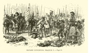 Bayard adoubant François Ier