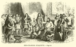 Étiquette de la chambre à coucher - French School
