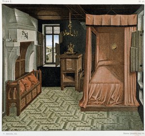 Chambre au 15e siècle - French School