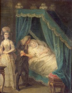 Visite au chevet par le médecin