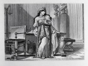 Bérénice, illustration pour Bérénice de Jean Racine - French School
