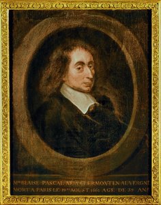 Blaise Pascal … (oil on canvas) - French School