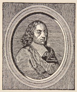 Blaise Pascal, illustration de Histoire de la Nation Française, Sciences, Volumes I & II, par Gabriel Hanotaux, 1924