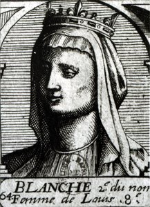 Blanche de Castille (1188-1252) Reine de France - French School