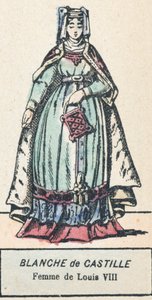 Blanche de Castille, femme de Louis VIII - French School