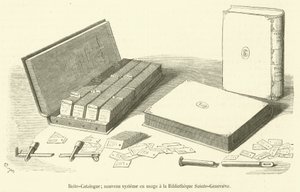Boîte-Catalogue, nouveau système en usage à la Bibliothèque Sainte-Geneviève