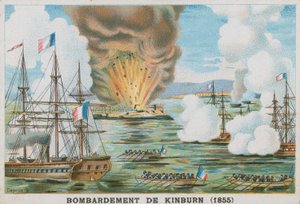Bombardement de Kinburn, 1855 - French School