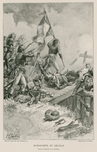 Bonaparte à Arcole - French School