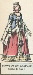 Bonne de Luxembourg, femme de Jean II - French School