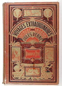Couverture de Kéraban-le-Têtu par Jules Verne (1828-1905), éditions Hetzel, 1883 - French School