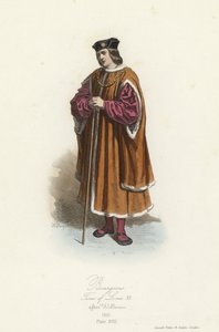 Costume bourgeois, règne de Louis XII de France - French School