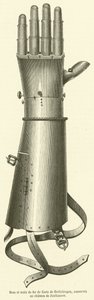 Bras et main de fer de Goetz de Berlichingen, conservés au château de Jaxthausen - French School