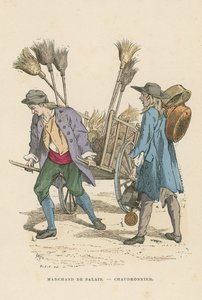 Vendeur de brosses et chaudronnier - French School